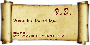 Veverka Dorottya névjegykártya
