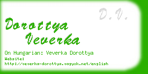 dorottya veverka business card